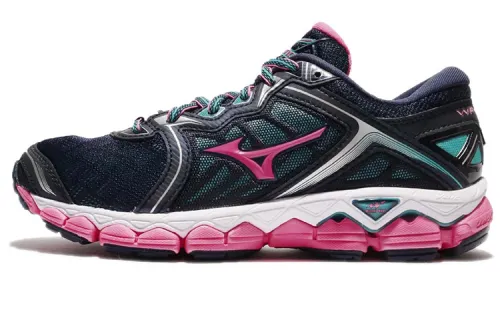 Mizuno Wave Sky Running Shoes Women's Low Top Blue/Pink