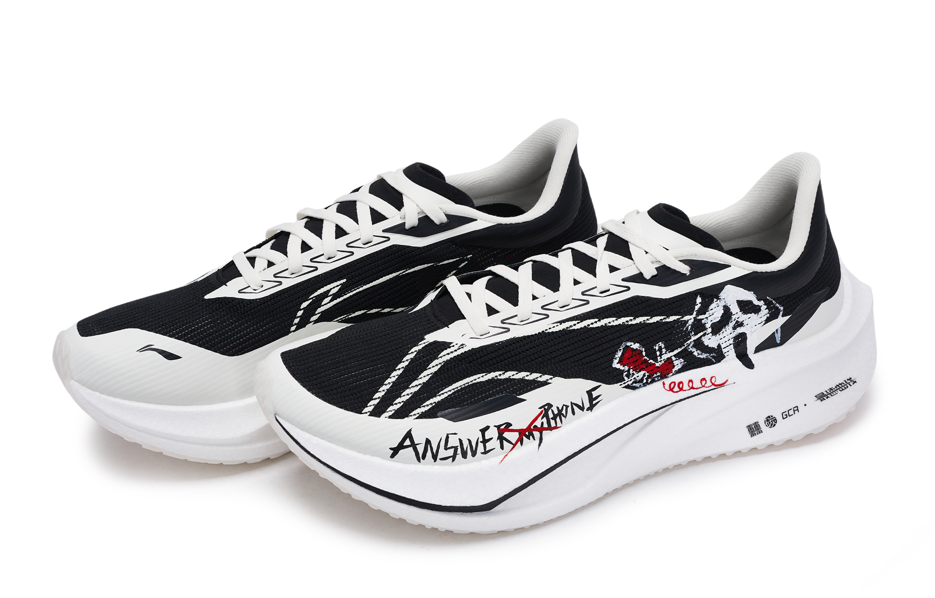Li Ning Feidian 4 Challenger Cushioning Slip Resistant Cushioning Slip Resistant Low top Running Shoes Unisex