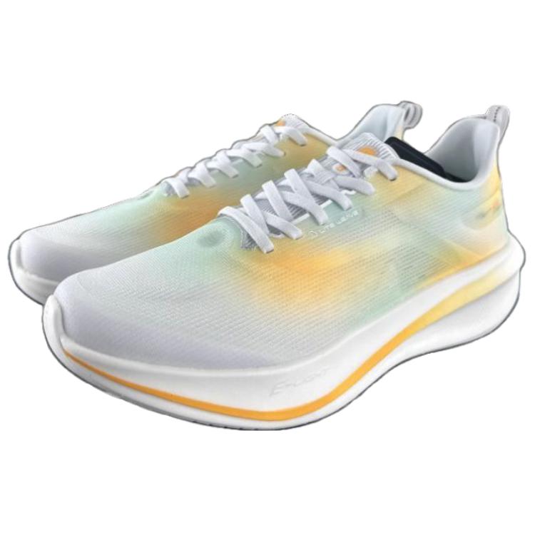 Erke Light Acrobatics 3.0 Slip Resistant Abrasion Resistant Low top Casual Running Shoes Men’s White Orange