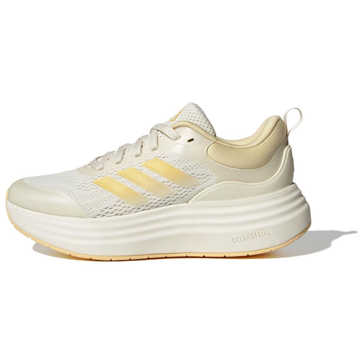 Adidas NORA SHELL Fabric Low top Casual Running Shoes Women’s Light Yellow