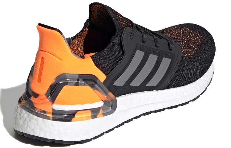 Кроссовки adidas ULT (черно-бело-оранжевые) — Чёрный / белый / оранжевый — фото 4