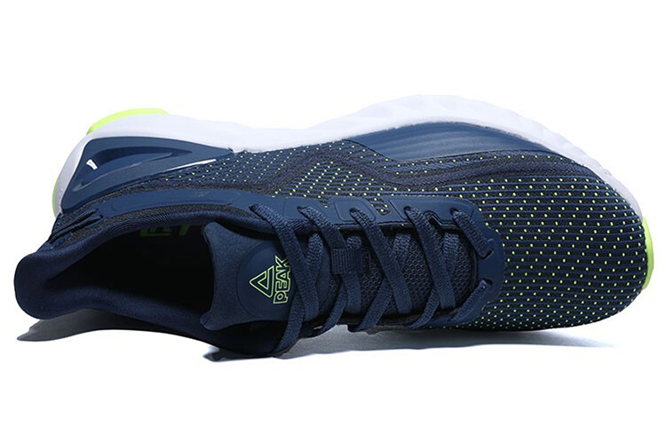 PEAK Fashion Cushioning Slip Resistant Abrasion Resistant Low top Running Shoes Men’s Dark Sea Blue Cushioning