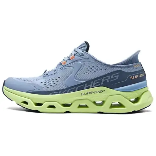 Skechers Glide Step Altus Cushioning Low top Running Shoes Women's Blue