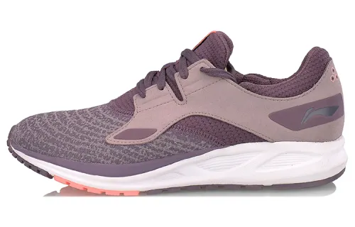 Li Ning Light Speed Running Shoes Women's Low Top Lotus Gray Purple