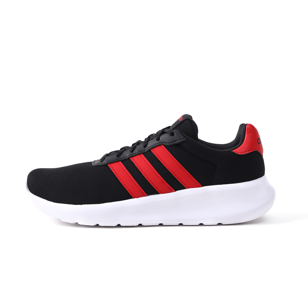 Adidas LITE RACER 3.0 Breathable And Lightweight Low top Running Shoes Men’s Black Red