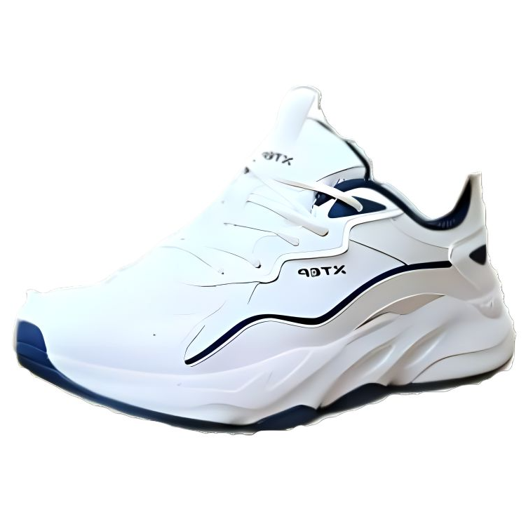 XTEP Comfortable Cushioning Breathable Low top Sprint Running Shoes Women’s White Blue