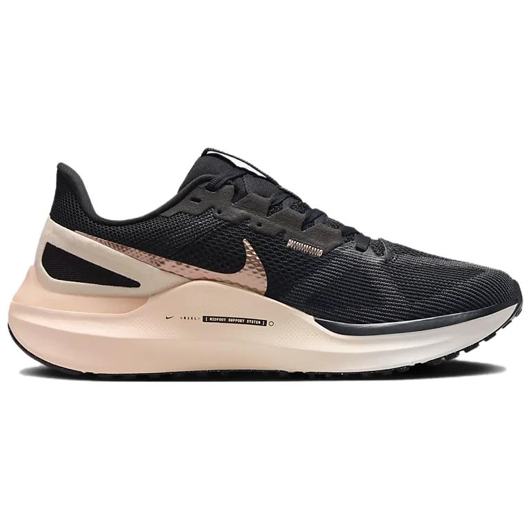 Nike Structure 25 Black Crimson Tint Anthracite Metallic Red Bronze Women’s
