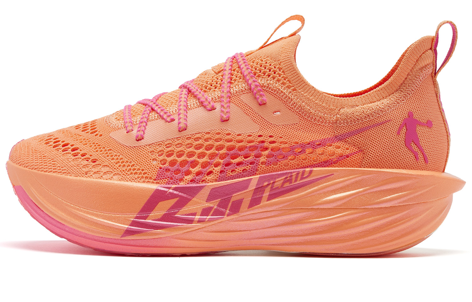 Jordan Feiying plaid autumn color 巭PRO full-length carbon plate racing wear-resistant low-top running shoes men's pink