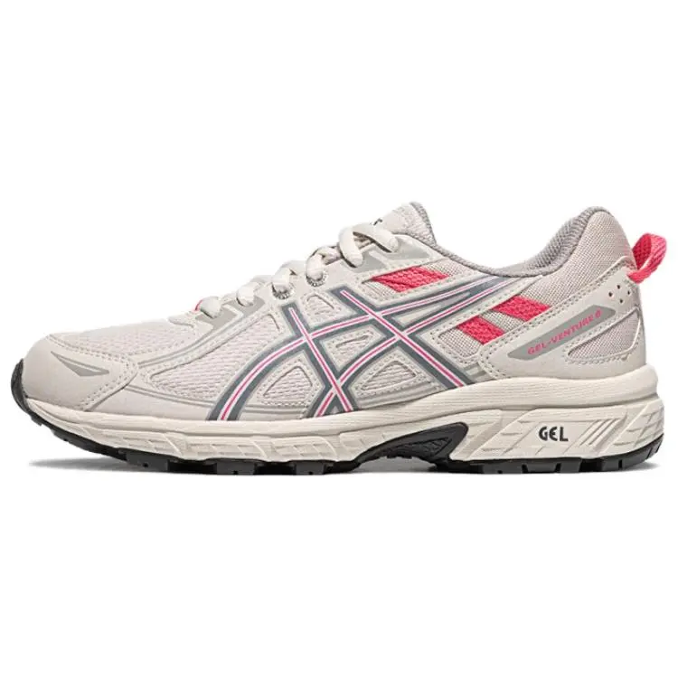 ASICS Gel Venture 6 Low top Trail Running Shoes Women's Gray Pink