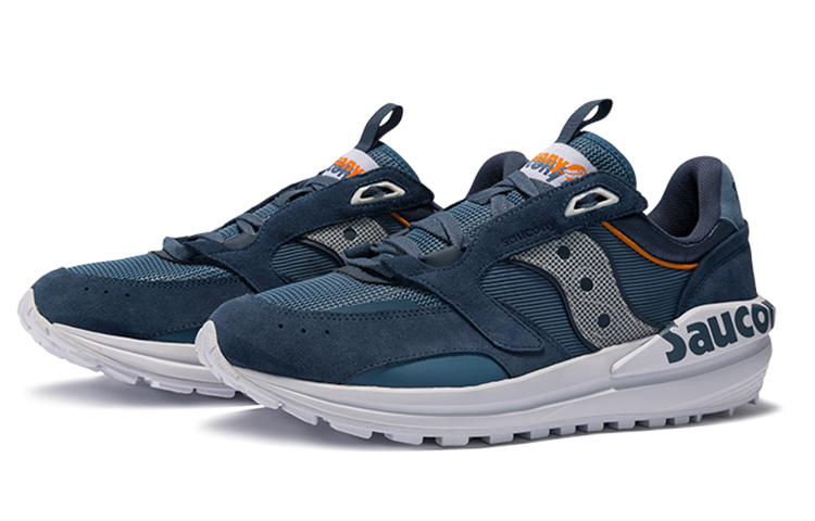Saucony Textile, Synthetic Leather Cushioning Slip Resistant Abrasion Resistant Breathable Low top Running Shoes Men’s