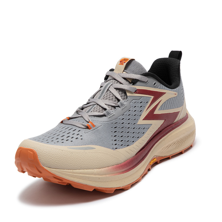 361° Cushioning Slip Resistant Abrasion Resistant Breathable Low top Running Shoes Men’s Zinc Iron Gray