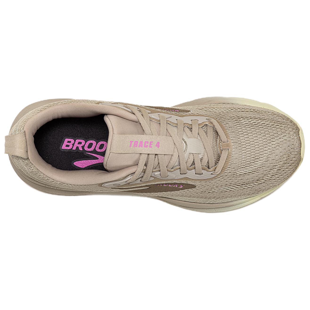 Brooks Trace 4 Low top Running Shoes Women’s Khaki Gray Green Pink