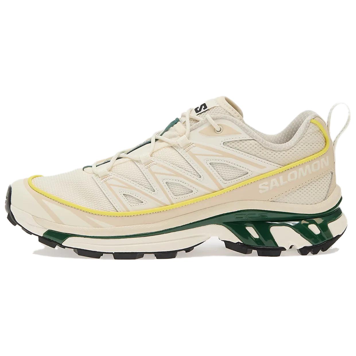 SALOMON XT 6 Cushioning Abrasion Resistant Breathable Low top Running Shoes Men’s Ecru