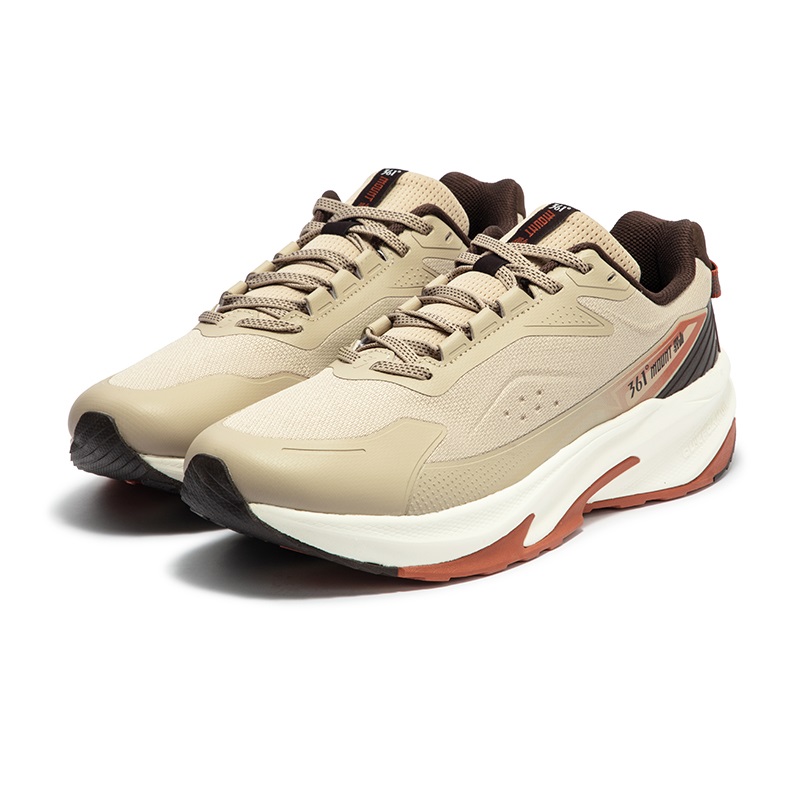 361° Abrasion Resistant Breathable Slip Resistant Low top Running Shoes Men’s Tan