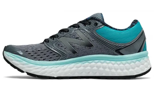 New Balance NB 1080 Cushioning Slip Resistant Abrasion Resistant Breathable Low top Running Shoes Women's Gray Blue