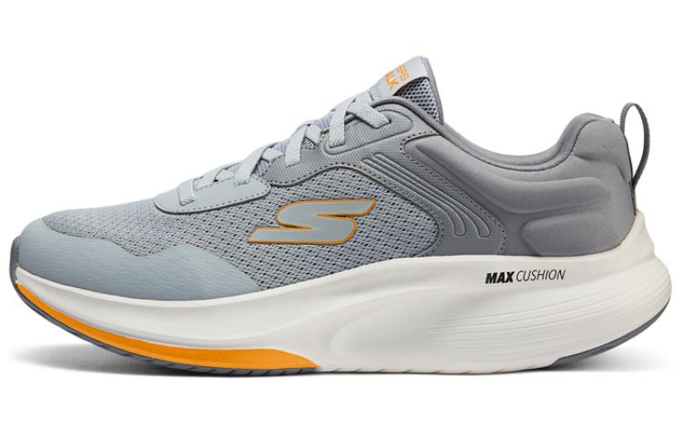 Skechers Textile, Synthetic Leather Low top Running Shoes Men’s Light Gray