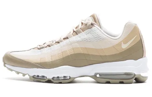 Nike Air Max 95 Vintage Mesh, Leather Low top Running Shoes Men's Yellow Brown