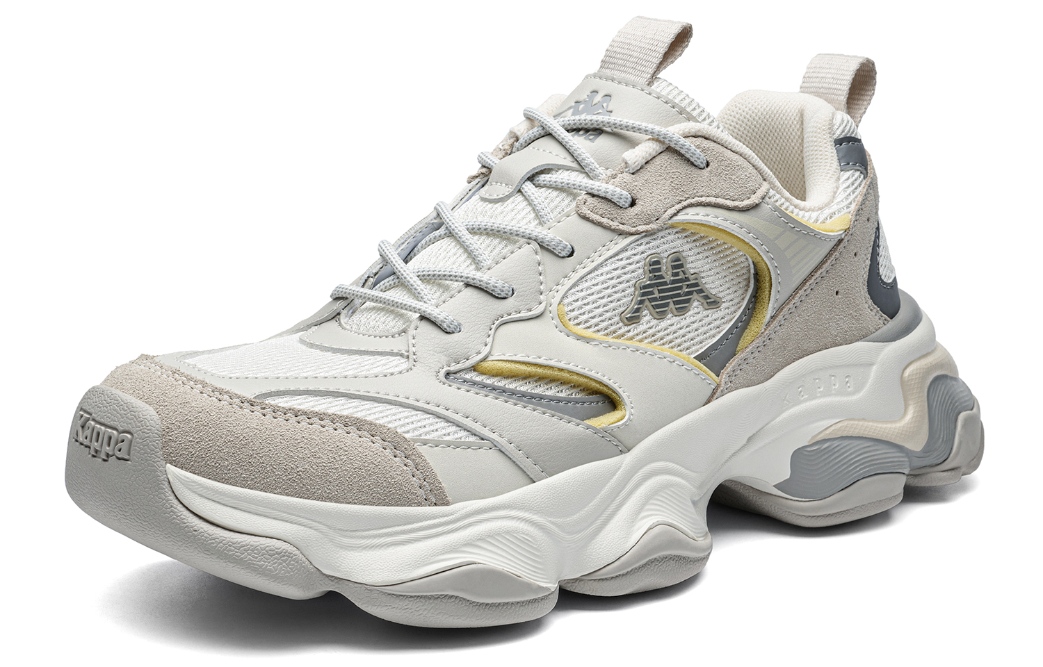 Kappa Cushioning Low top Running Shoes Men's Ecru