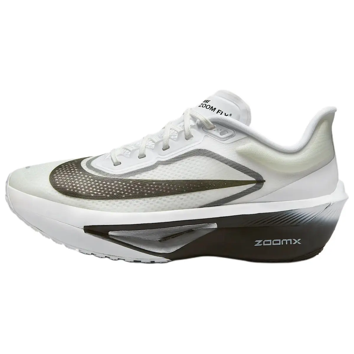 Nike Zoom Fly 6 Breathable Low top Casual Running Shoes Women's White Gray