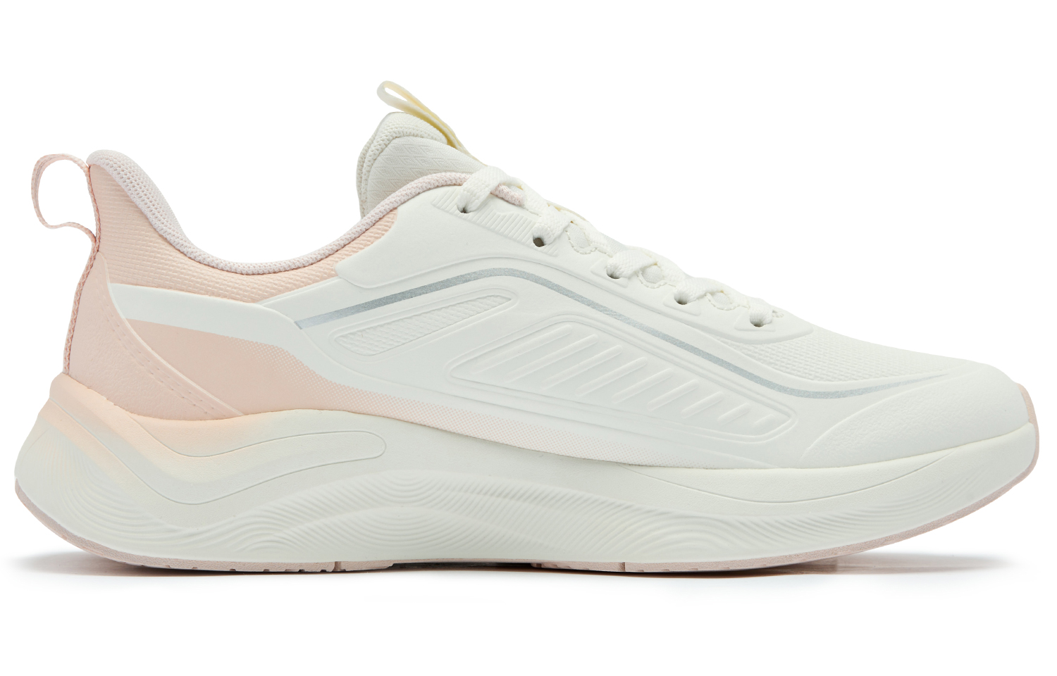 QIAODAN Rainwing 4.0 Running Shoes Women’s Low Top Ivory/Cloud Pink
