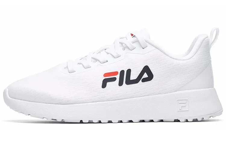 FILA Athletics Classic And Versatile Abrasion Resistant Low top Running Shoes Women's White