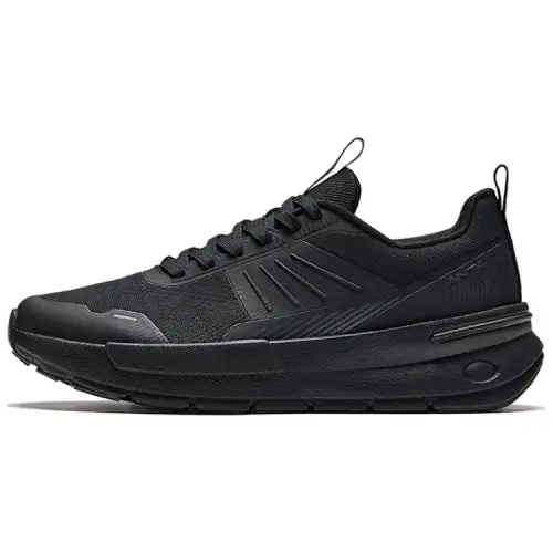 Anta Slip Resistant Abrasion Resistant Low top Casual Running Shoes Men's Black