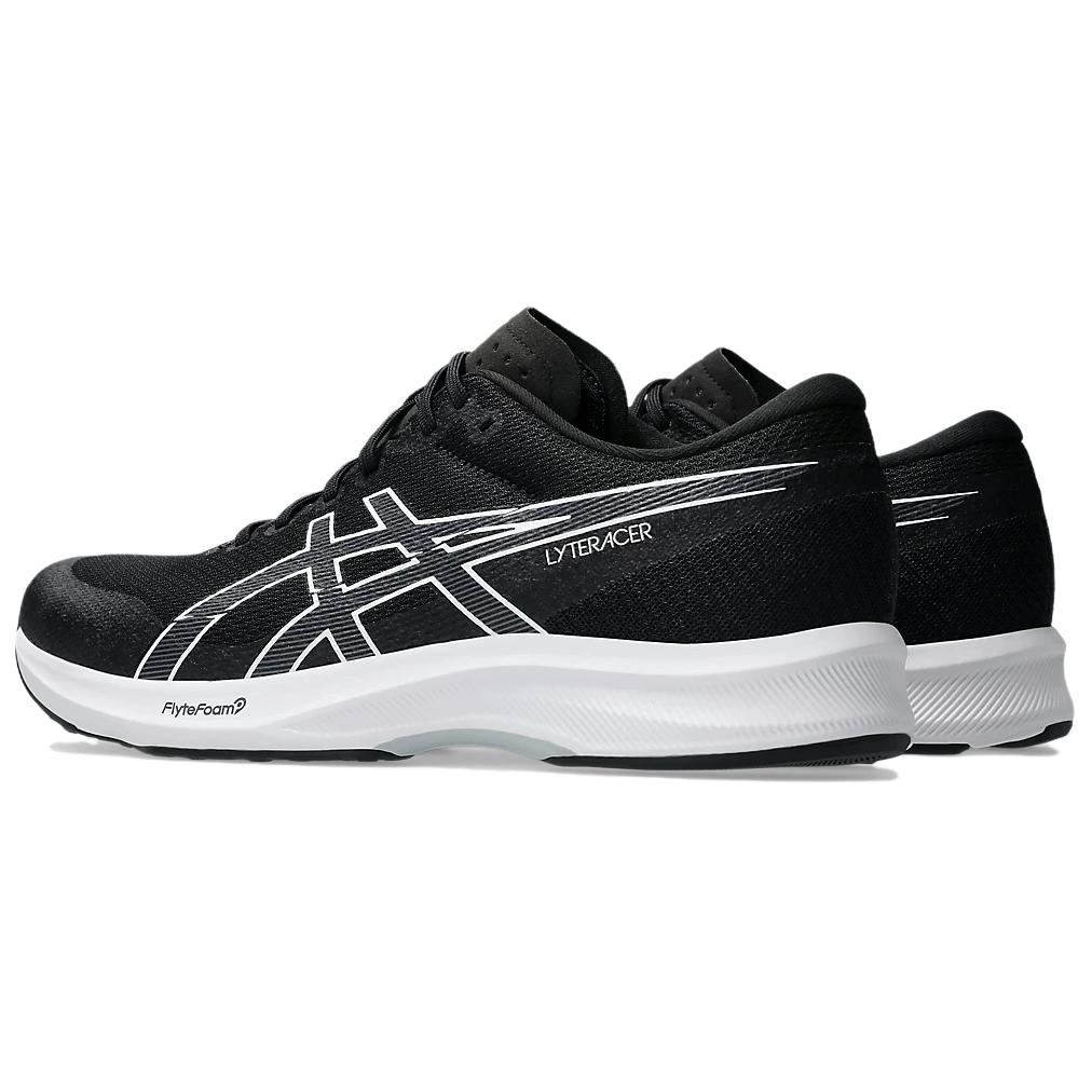 ASICS LYTERACER 6 Abrasion Resistant Abrasion Resistant Low top Training Running Shoes Men’s Black White