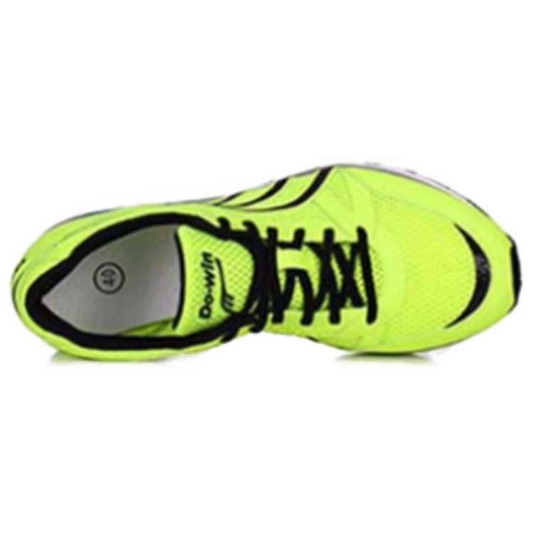 DO WIN Breathable Lightweight Breathable And Lightweight Low top Running Shoes Unisex Green Black White