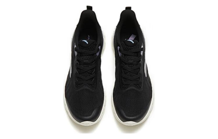Anta Cushioning Slip Resistant Low top Running Shoes Women’s Black White