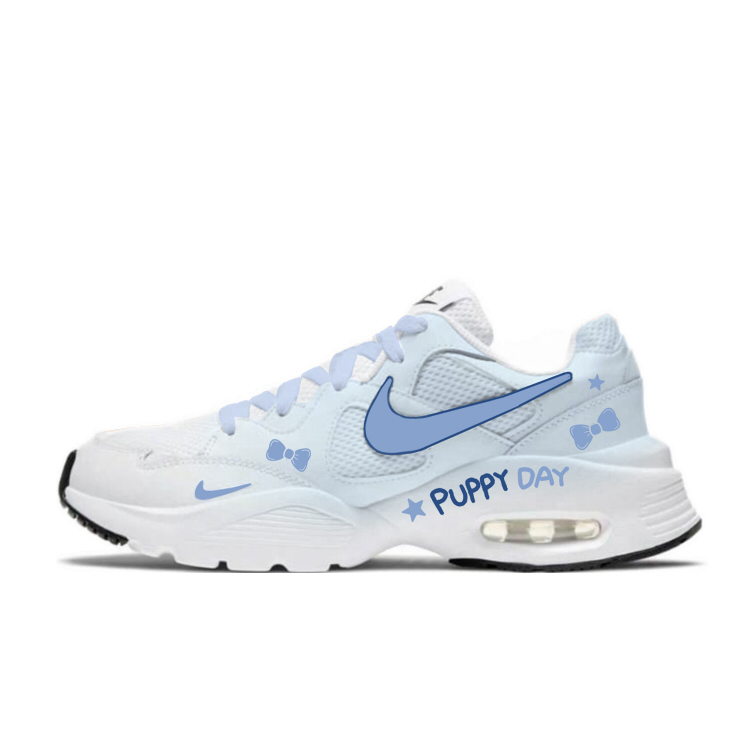 Nike Air Max Fusion Leather Low top Running Shoes Women’s White