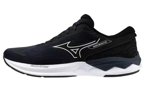Mizuno Comfortable Slip Resistant Abrasion Resistant Low top Running Shoes Men's Black White