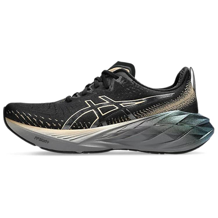 Мужские кроссовки ASICS ASICS Novablast 4 PLATINUM (черно-коричневые)