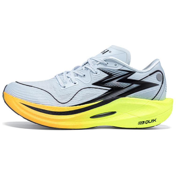 361° Abrasion Resistant Rebound Support Low top Casual Sprint Running Shoes Men’s Gray Yellow Black
