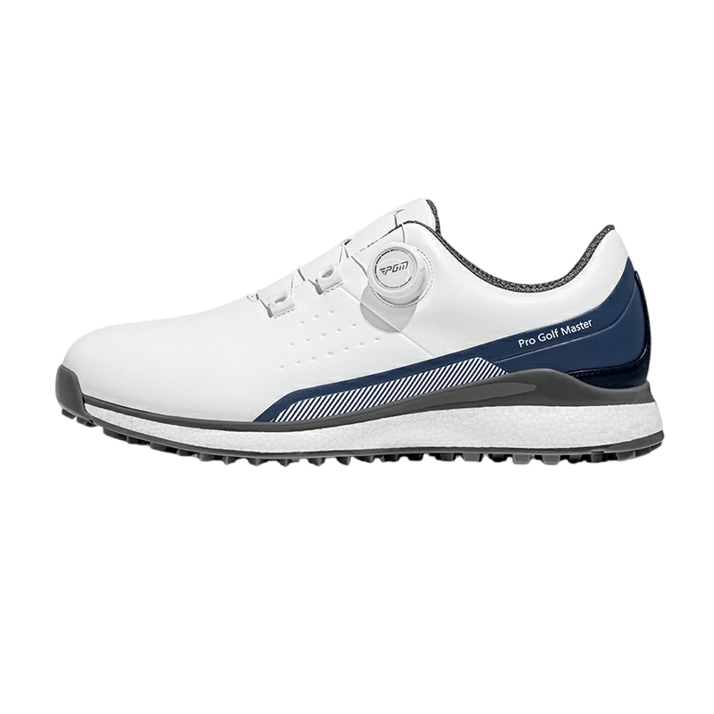 PGM Slip Resistant Abrasion Resistant Low top Golf Shoes Men’s White Blue Gray