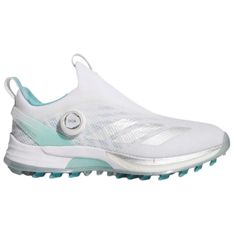 Adidas Adizero ZG Abrasion Resistant Low top Golf Shoes Women’s White Silver