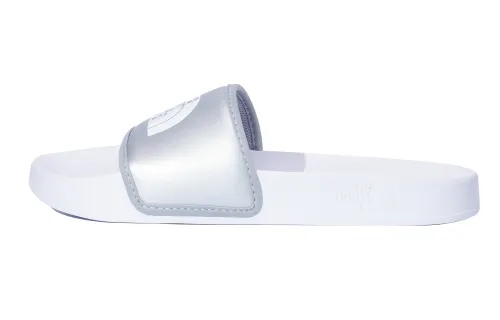 THE NORTH FACE Base Camp Slide 3 Foam Sole EVA Casual Slippers Women's Silver White