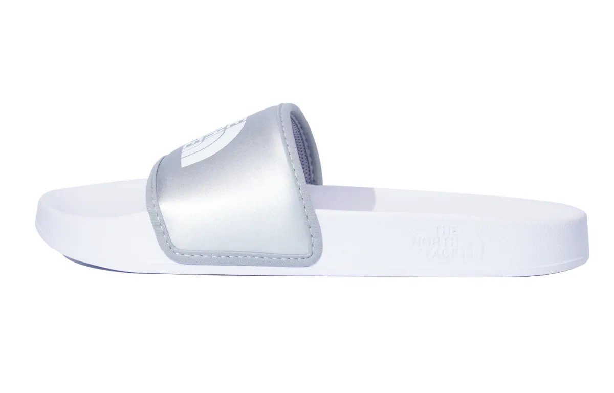 THE NORTH FACE Base Camp Slide 3 Foam Sole EVA Casual Slippers Women's Silver White