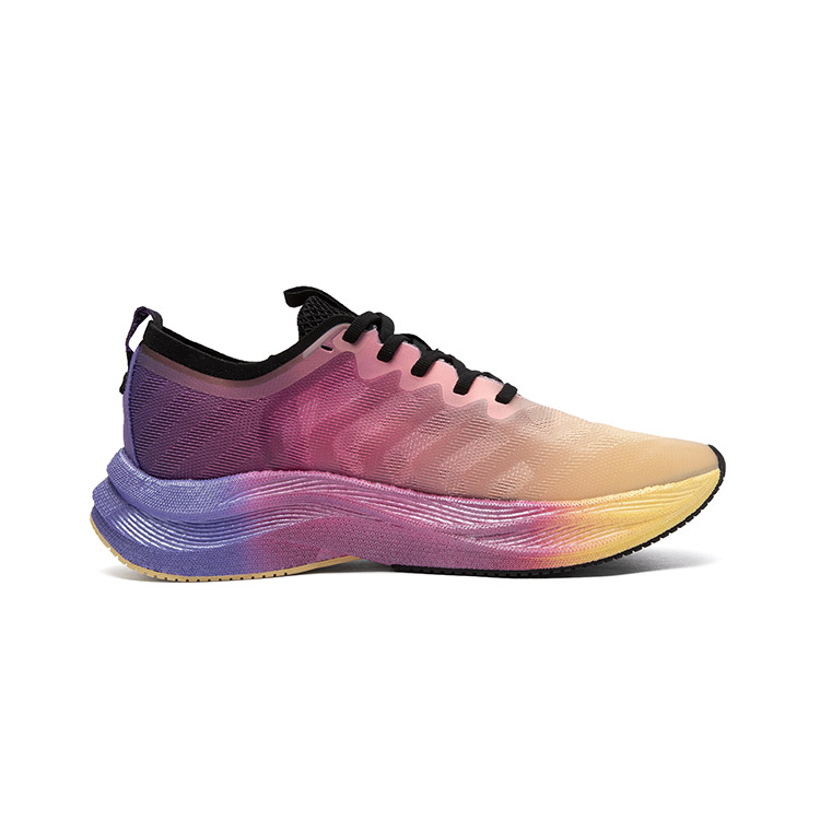 LPMX Running Shoes Men’s Low Top Purple Blue/Fluorescent Rose