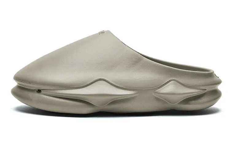 EQLZ EQUALIZER 1050 Quiet Abrasion Resistant Slide Slippers Unisex Phantom Gray