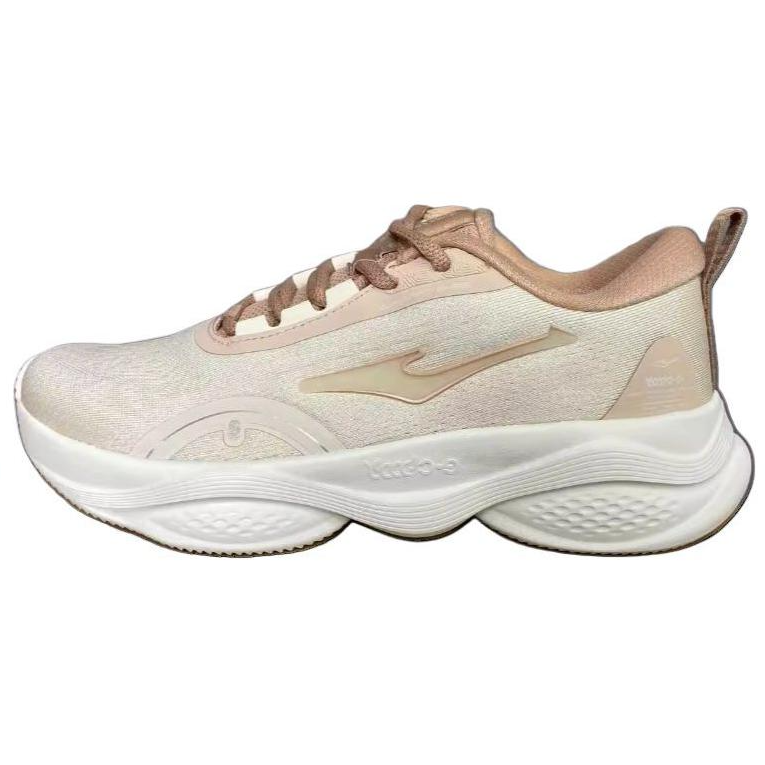 Erke Abrasion Resistant Cushioning Low top Running Shoes Women’s White Pink