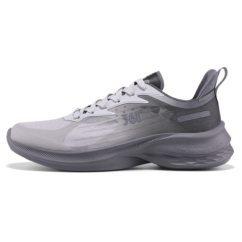 361° ZhuiFeng Slip Resistant, Abrasion Resistant, Breathable Low top Sprint Running Shoes Men’s Cyclic Obsidian Black