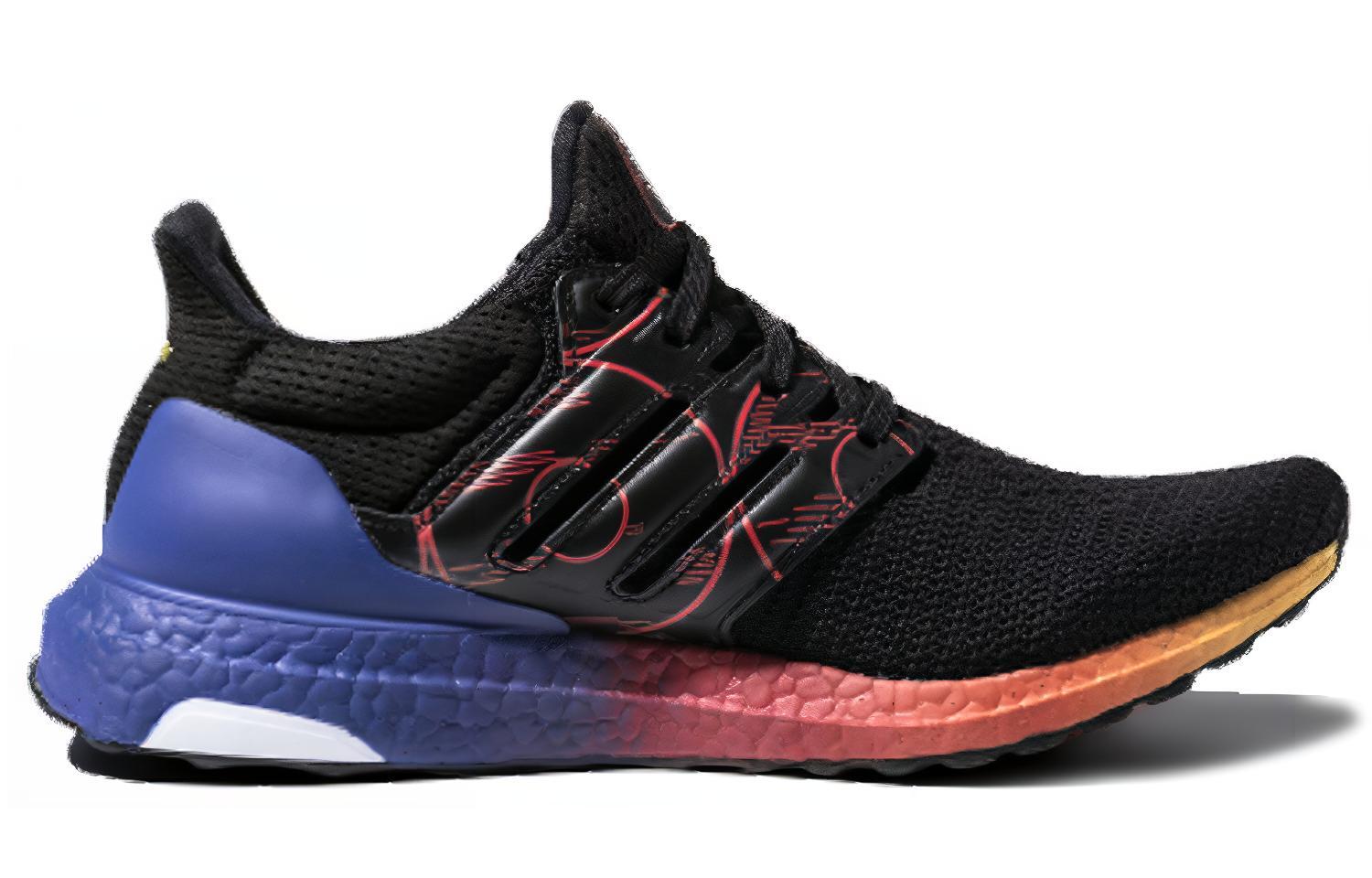 Кроссовки adidas ULT (черно-красно-фиолетовые) — Чёрный / красный / фиолетовый — фото 2