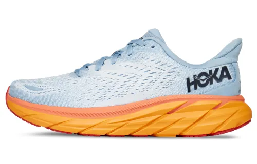 HOKA ONE ONE Clifton 8 Wide 'Summer Blue Ice Flow' Women's