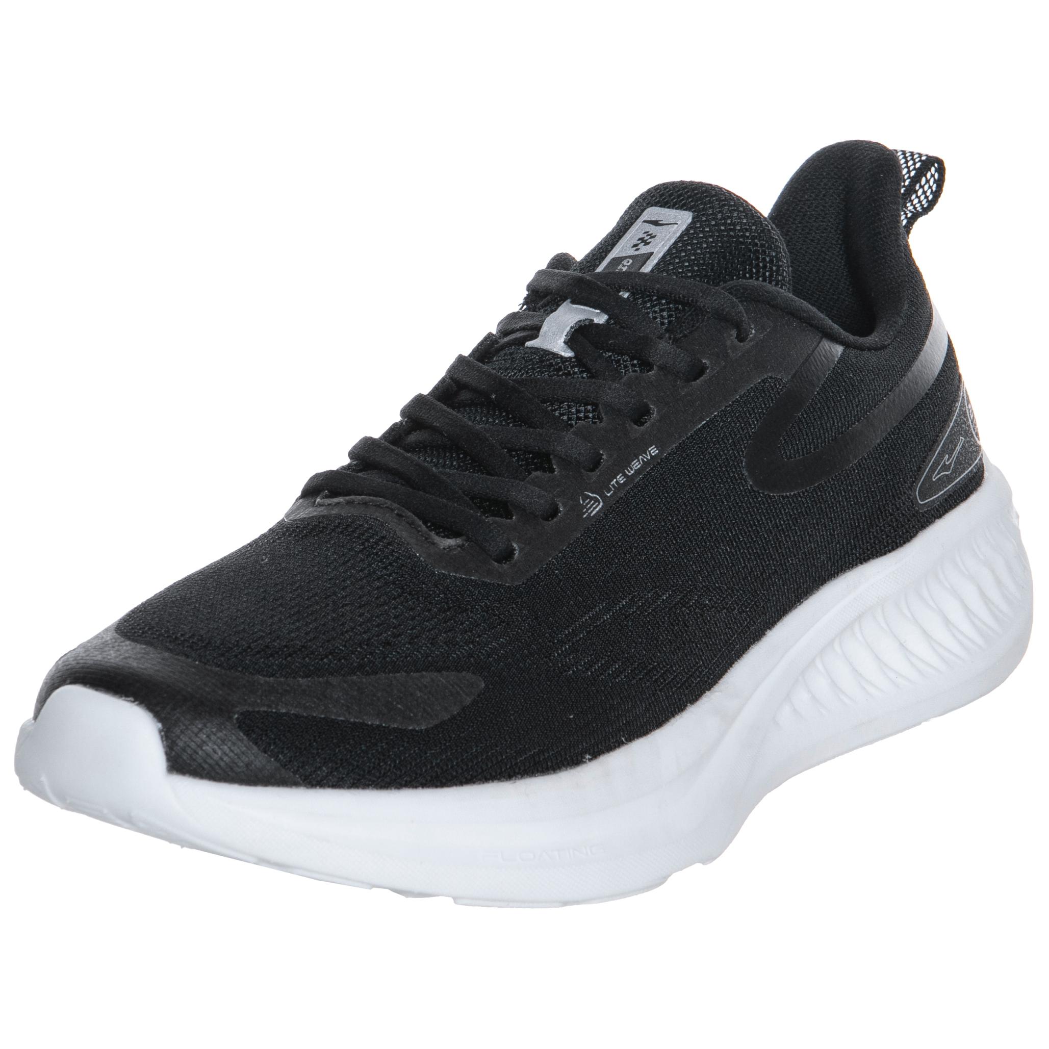 Erke Low top Cushioning Lightweight Slip Resistant Running Shoes Women’s Black Silver