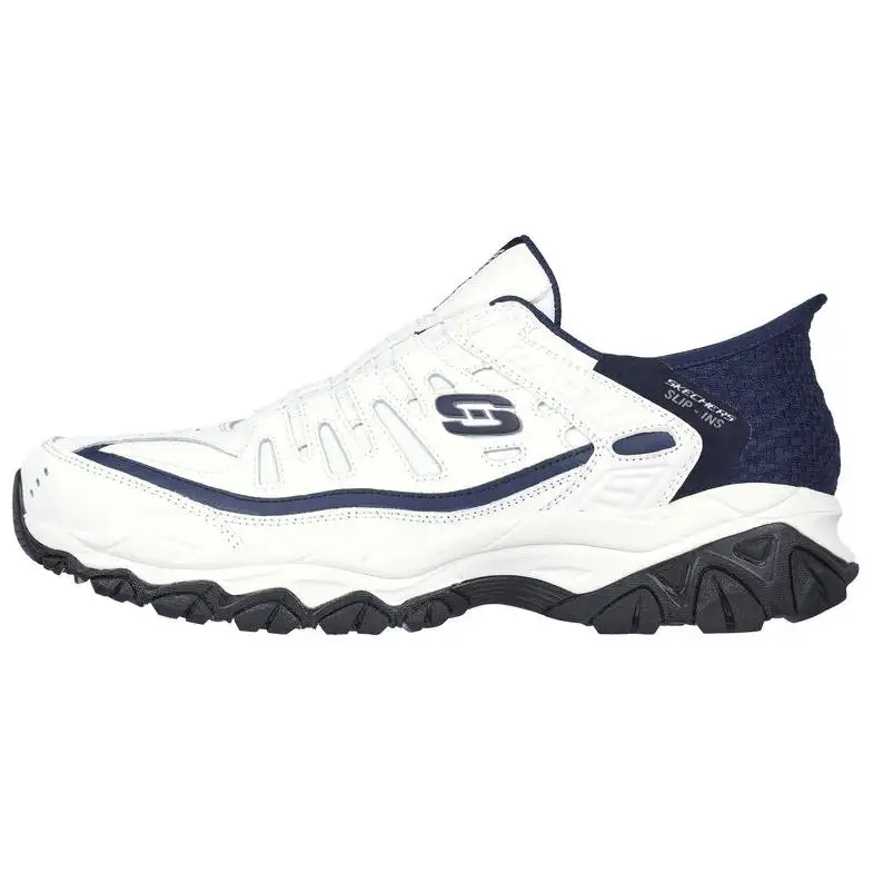 Skechers Slip Ins Low top Casual Shoes Men's White Blue