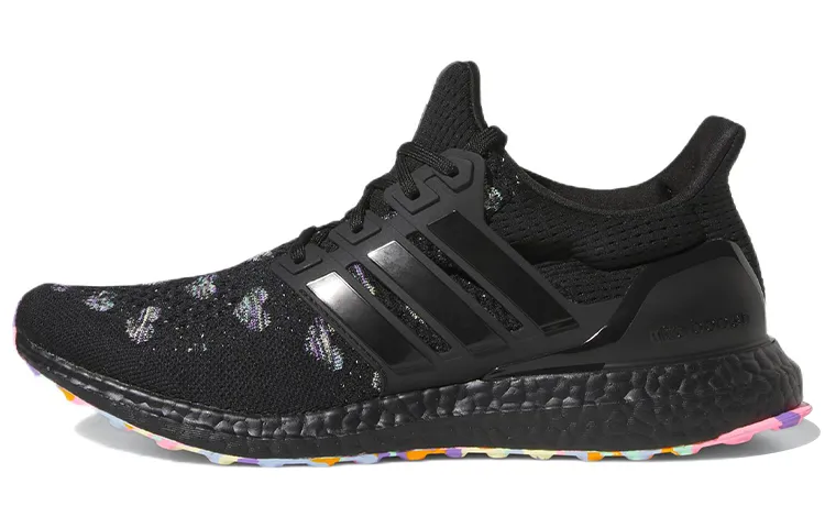 Adidas ULT Fabric Slip Resistant, Abrasion Resistant, Lightweight Low top Running Shoes Unisex Black Purple