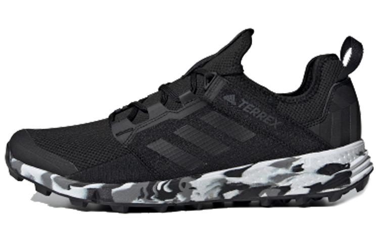 Adidas Terrex Speed Low top Running Shoes Men's Black White