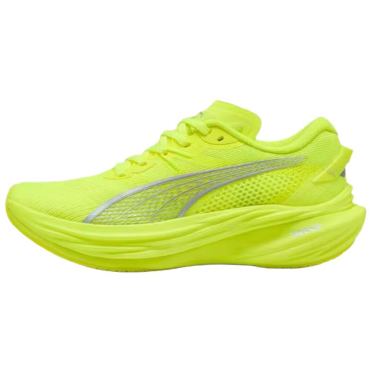 PUMA Deviate NITRO 3 Mesh Slip Resistant Abrasion Resistant Low top Running Shoes Women’s Green