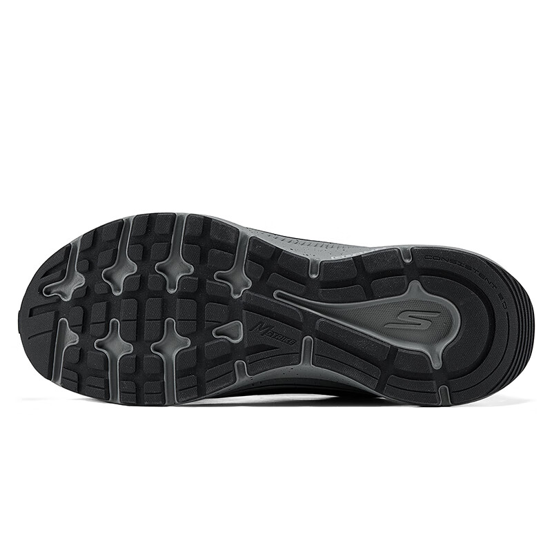 Skechers GO RUN Comfortable Low top Running Shoes Men’s Black Gray