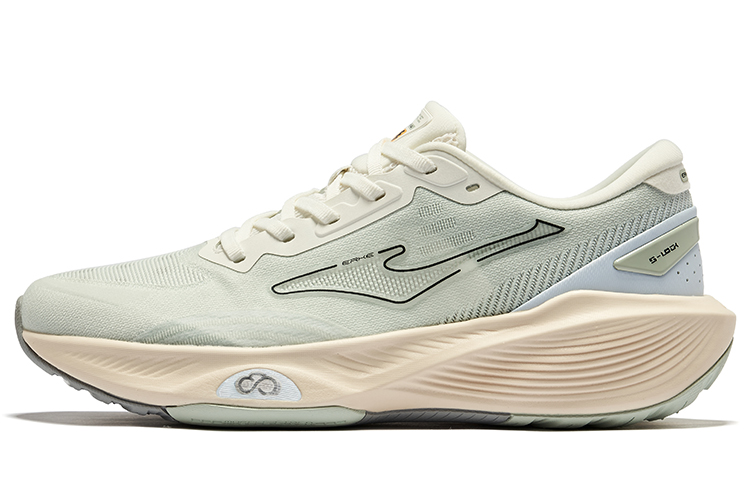 Erke Qidan 5.0SE Summer Cushioning Breathable Rebound Low top Running Shoes Men’s Sea Foam Green Microcrystal White